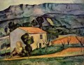 Häuser in der Provence in der Nähe von Gardanne Paul Cezanne berg